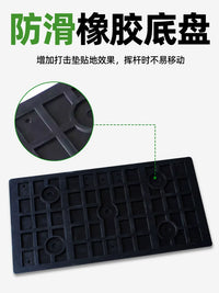 Golf Hitting Mat with Swing Trajectory Pad for Indoor/Outdoor Practice