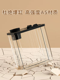 Desktop Acrylic Fish Tank with LED Light and Oxygenation System for Home and Office