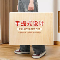 4K Solid/Hollow Sketch Board for Art Students, Portable Watercolor Painting Drawing Board