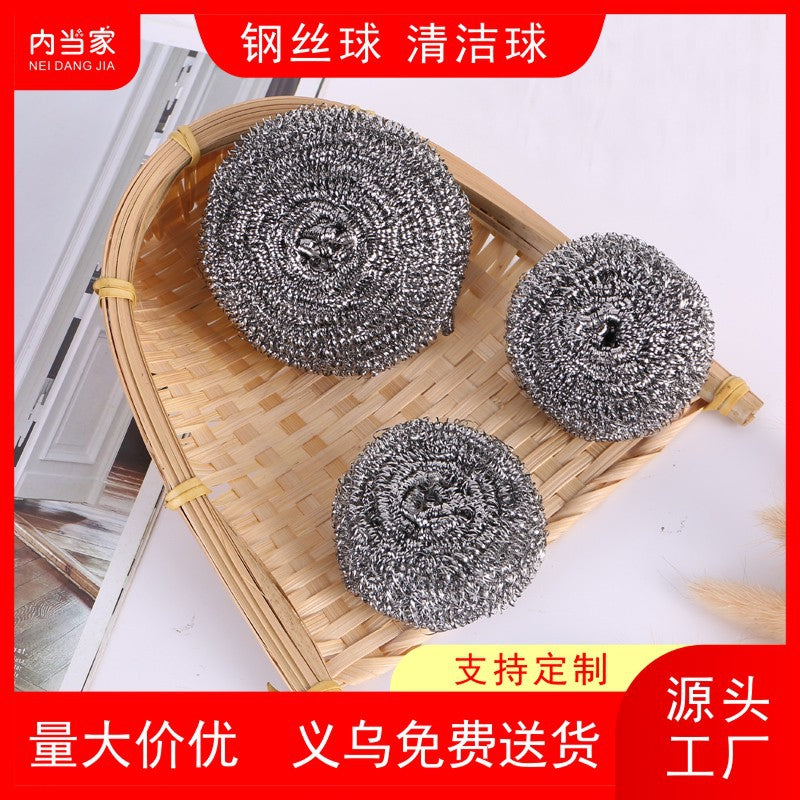 Stainless Steel Scouring Pads for Kitchen Cleaning, Heavy Duty Dish Pot Scrubber, Individually Wrapped