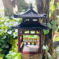 Chinese Ancient Pavilion Miniature Model for Landscaping and Decor