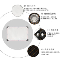White Sun Shade Netting for Patio and Garden, Thickened UV Protection Shade Cloth with Reinforced Edges