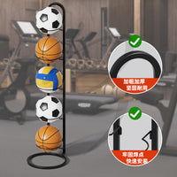 Multi-Layer Basketball Storage Rack for Sports Balls