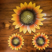Metal Sunflower Wall Decor for Outdoor Garden and Home Balcony