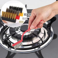 Gas Stove Cleaning Brush Set - Stainless Steel Wire, Faucet Groove, Crevice Brushes