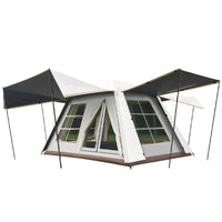 Kailuode Outdoor Automatic Pop-Up Double-Layer Camping Tent for 4-6 People, Waterproof