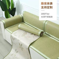 Summer Cooling Sofa Mat Ice Silk Rattan Bamboo Mat for Dormitory and Kindergarten