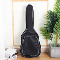 Padded Acoustic Guitar Gig Bag for 40/41 Inch Folk and Classical Guitars, Double Shoulder Straps