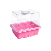Macaron High-Dome Seed Starter Tray with Humidity Dome for Seed Germination and Plant Propagation
