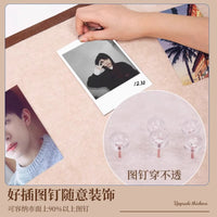 Felt Wall Display Board with Photo Frame for Home Office Decor