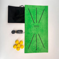 Golf Hitting Mat with Swing Trajectory Feedback for Practice and Training