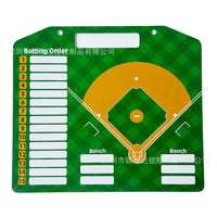 Magnetic Coaching Board for Soccer, Basketball, and Baseball - Erasable Strategy Clipboard