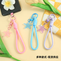 Starfish Phone Lanyard with Door Buckle Keychain Pendant DIY Material Kit