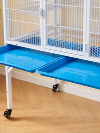 Dimeijia Deluxe Large Flight Cage for Mynah Cockatiel Budgie Pigeon Breeding Bird Cage