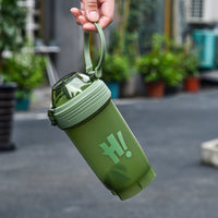 Shake Cup for Students and Athletes, Thickened Anti-Fall Protein Shaker Bottle, Large Capacity Portable Water Bottle