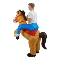 Inflatable Ride-On Horse Costume for Halloween & Theme Parties