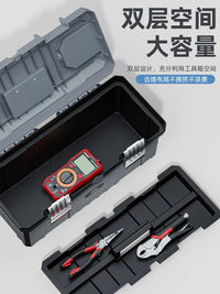 Multi-functional 3-Layer Foldable Industrial Grade Thickened Hardware Tool Box for Home Car Electrician Repair