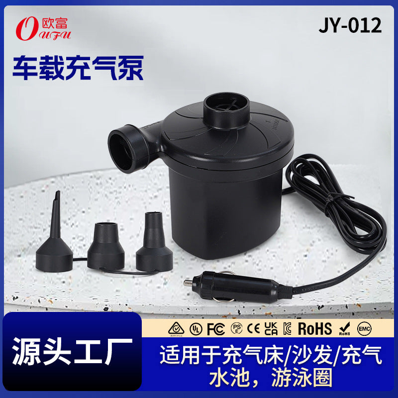 Portable Electric Air Pump for Inflatables, Car-Powered