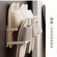 Magnetic No-Drill Slipper and Shoe Rack for Entryway and Doors