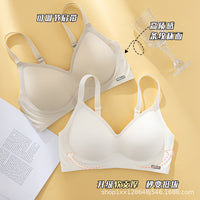 Jelly Strip Sports Bra for Women, Seamless Support and Lift, Adjustable with Side Breast Coverage
