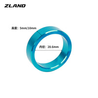 ZLAND Aluminum Alloy Bicycle Headset Spacer for Mountain Bikes 28.6mm Stem
