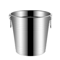 Stainless Steel Ice Bucket with Handle for Bar, Parties, and Snacks