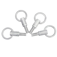 Snare Drum Lugs Stainless Steel Metal Screws for Percussion Instrument Strap Buckle, 2-Pack