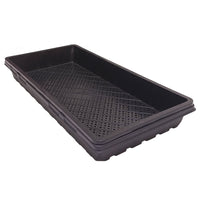 Rectangular Hydroponic Seedling Tray with Drainage Holes and Water Catch Tray, Durable Plastic