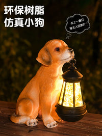 Solar Powered Outdoor Animal Garden Lights - Decorative Landscape Figurines for Yard, Balcony, and Lawn Ambiance