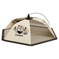 Foldable Food Cover Tent for Dining Table, Anti-Fly Dustproof Leftover Food Protector