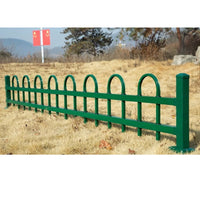 Galvanized Steel Garden Fence Panel for Lawn, School, and Municipal Enclosures
