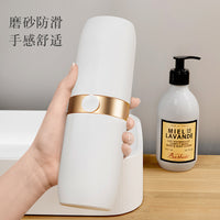 Portable Travel Toothbrush and Toothpaste Holder with Mouthwash Cups
