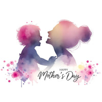 Mother's Day Wall Decal for Shop Window Decoration - "Thankful Mom" Series