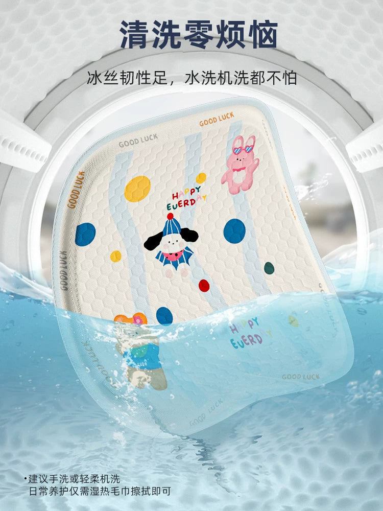 Summer Gel Seat Cushion for Office Chairs and Students, Breathable Honeycomb Design