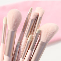10-Piece Seashell Handle Makeup Brush Set for Beginners