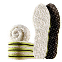 Winter Warm Lambswool Insoles for Men - Sweat-Absorbent, Deodorizing, Breathable, Thickened Plush