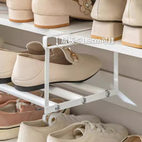 Expandable Shoe Rack Shelf Divider for Closet Organization