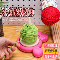 Hand-Cranked Yarn Ball Winder for Home Use, Detachable Manual Wool Winder for Knitting and Crocheting