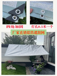 99% UV Protection Aluminum Foil Shade Net for Outdoor Sunrooms and Balconies