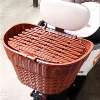 Electric Bicycle Rear Basket, Large Capacity Front/Rear Mount Bike Basket for Groceries and Bags