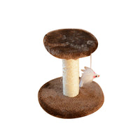 Sisal Cat Scratching Post with Double-Layer Platform - Small Cat Tree Toy