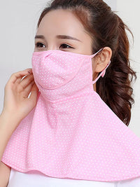 Summer UV Protection Neck Gaiter Mask with Adjustable Strap for Cycling and Outdoor Activities