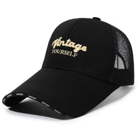 Unisex Extra Wide Brim Baseball Cap with 10.5cm Visor for Sun Protection
