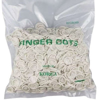 Disposable Rubber Finger Cots for Nail Art and Protection, Powder-Free