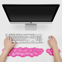 Cloud Wrist Rest Mouse Pad and Keyboard Support for Office and Home