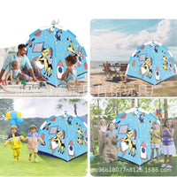 Kids' Pop-Up Play Tent for Indoor/Outdoor Use - Monkey or Astronaut Design