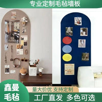 Arch Felt Wall Decal - Self-Adhesive Message Board for Living Room Decor