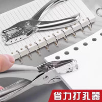 Manual Single Hole Puncher for Paper, Cards, and DIY Crafting, 3mm/6mm Round Hole Punch