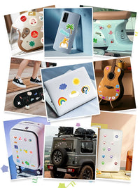 Chinese Opera Face Mask Stickers for DIY Decoration