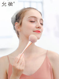 Large Soft Bristle Blush Powder Brush Set for Flawless Makeup Application